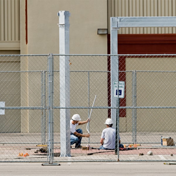 how much time can i lease the temporary fence for my building site or event in Evans